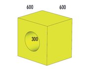 R�hre 1-teilig, MAXI gelb, ab 4 Jahre