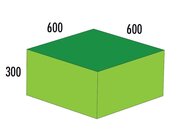 Quader MAXI gr�n/hellgr�n 34-022-12, ab 4 Jahre