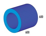 R�hre MAXI blau/hellblau, ca 600x600 Durchmesser, ab 4 Jahre