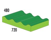 Viererwelle MEDI gr�n/hellgr�n, 2-4 Jahre