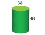 Zylinder MEDI gr�n/hellgr�n, 36-110-12, 2-4 Jahre