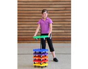 Sparset mit 6 farbigen kleinen Rollbrettern inkl. St�nder, ab 3 Jahre