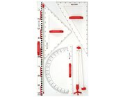 GEOLINER Ger�teplatte, magnetisch, 7-tlg.