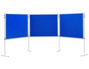 Compra Profi-Stellw�nde Komplett-Set A: Tafelreihe, Stoffbezug blau