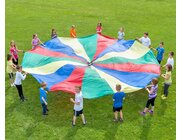 Fallschirm-Schwungtuch, � 7,3 m, mit 18 Schlaufen und Loch in der Mitte