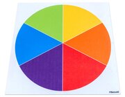 Farbkreis Teppich, 50 cm, Lernteppich, ab 3 Jahre