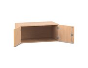 Flexeo Aufsatzschrank, 1 Fach, 2 T�ren, Buche hell, HxBxT: 41,4 x 94,4 x 60 cm, Dreholive