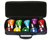 Gestimmte Handglocken, diatonisch, 10 St�ck mit Tasche, ab 3 Jahre