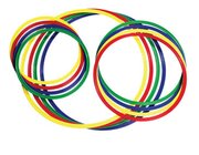 Gymnastik-Reifen � 50cm, 4 St�ck, bunt