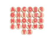 Holzstempel Gro�buchstaben,