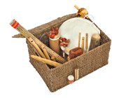 Naturger�usche-Set, 19 Effekt-Instrumente im Bambuskorb, ab 3 Jahre