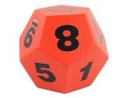 Riesiger Schulw�rfel mit Elefantenhaut rot