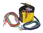 Super-Sparset Springseile, Rundtasche mit 20 Seilen, ab 5 Jahre