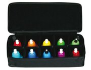 Gestimmte Schlag-Glocken, diatonisch, 10 St�ck mit Tasche, ab 3 Jahre