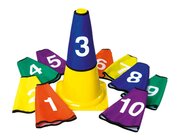 Zahlen f�r Markierungskegel, 1-10, ab 6 Jahre