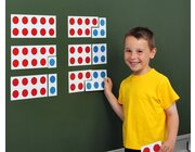 Zahlzerlegung mit Wendekarten, Tafelmaterial, ab 5 Jahre