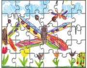 Blanko-Puzzle, 10 St�ck, 3-99 Jahre