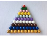 Gro�e Perlentreppe aus Holz - BM 299