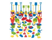 dantoy� Sandspiel Sortiment KIGA Packung, 84 Teile Sandspielzeug