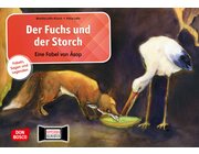 Kamishibai Bildkartenset - Der Fuchs und der Storch. Eine Fabel von �sop, 5-11 Jahre