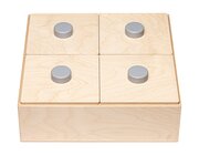 Finde Box aus Holz mit vier F�chern, ab 1,5 Jahre