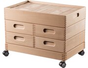 Fr�bel-Bauwagen mit 5 Bauk�sten