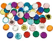 Juwelensteine Mischpackung, gro�, 50 St�ck � 35 mm