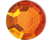 Juwelensteine Topasorange, 25 St�ck � 35 mm, ab 2 Jahre