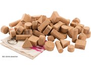Korxx Korkbausteine natur, 60 St�ck im Baumwollbeutel, ab 2 Jahre