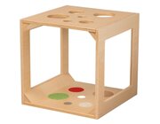 Krabbelw�rfel mit Sinnesmaterial  natur