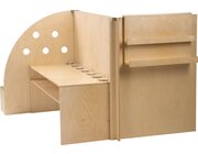 Krippenspielwand, Malen - Lesen, Farbe natur, H�he 1 m