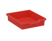 Kunststoffkasten Gr��e III rot, 31 cm breit, 37 cm tief, 7,5 cm hoch