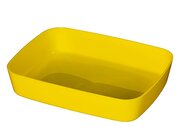 Materialschale gelb, 20x15x4 cm