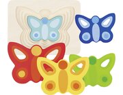 Schichtenpuzzle Schmetterling, 2-4 Jahre