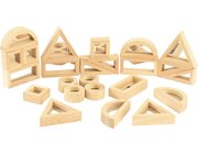 Blocks mit Acryl verspiegelt, Spiegelbausteine, 24 St�ck, ab 2 Jahre