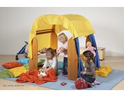 Spieltuch gelb f�r Spielhaus, 2 St�ck als Set