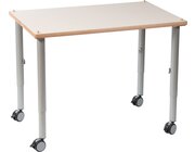 Tisch f�r Sandexperimentierwanne f�r den Kindergarten, 100 x 65 cm, h�henverstellbar 59-76 cm