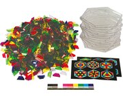 Prismo Trapezspiel mit 22cm-Legerahmen 12er-Set transparent (Gro�packung)