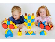 3D magnetische Bl�cke Budget-Klassen-Set, ab 3 Jahre
