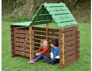 Aufbaubares Blockhaus, 60-teilig, ab 2 Jahren