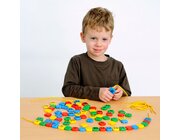 F�delperlen mit Nummern 1-20. ab 3 Jahre