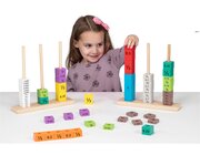 Bruch- und Dezimalt�rme aus Holz, ab 3 Jahre