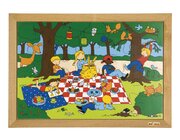 Puzzle Kinderaktivit�ten - Picknick, ab 3 Jahre