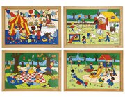 Puzzles Kinderaktivit�ten - Vierer-Set, ab 3 Jahre