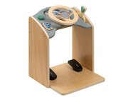 Educo Lenkrad und Armaturenbrett aus Holz mit Bildschirm - neue Version!