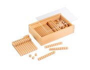 Zehnersystem Sortiment Dienes Material in Holzbox