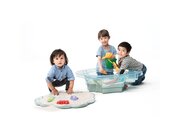 Sand und Wasser Muschel, transparente Wanne mit Deckel und Zubeh�r