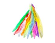 Chiffont�cher Set gro�, 10 St�ck in 10 Farben, 130 x 130 cm