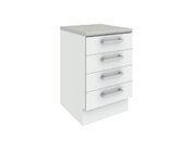 Spielk�chen-Schrank wei� mit 4 Schubladen