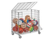 Ballwagen, klappbar,  Au�enma�: 61 x 100 x 104 cm